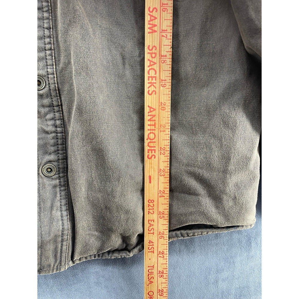 Legendary Whitetails Journeyman Jacket Shirt Mens M Waxed Plaid Lined Brown - Picture 6 of 12